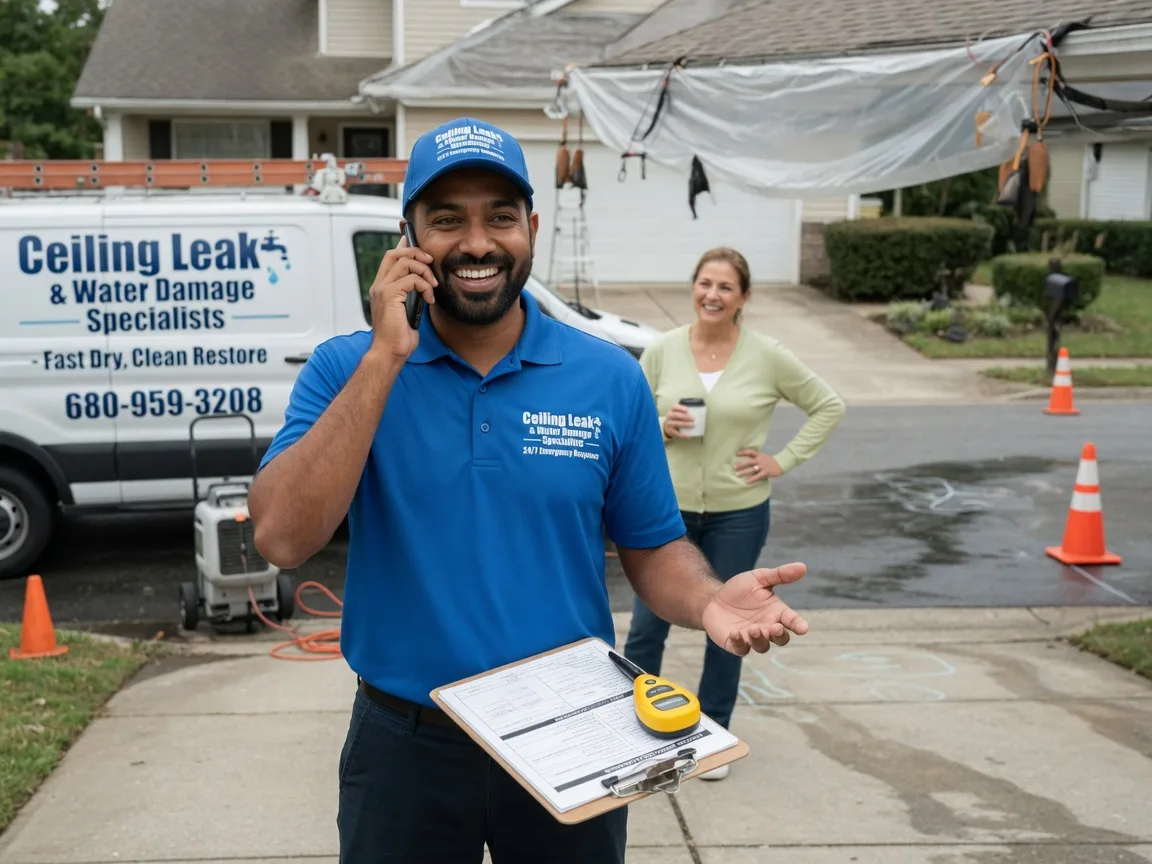 Ceiling Leak Cleanup Moneta, VA FAQs